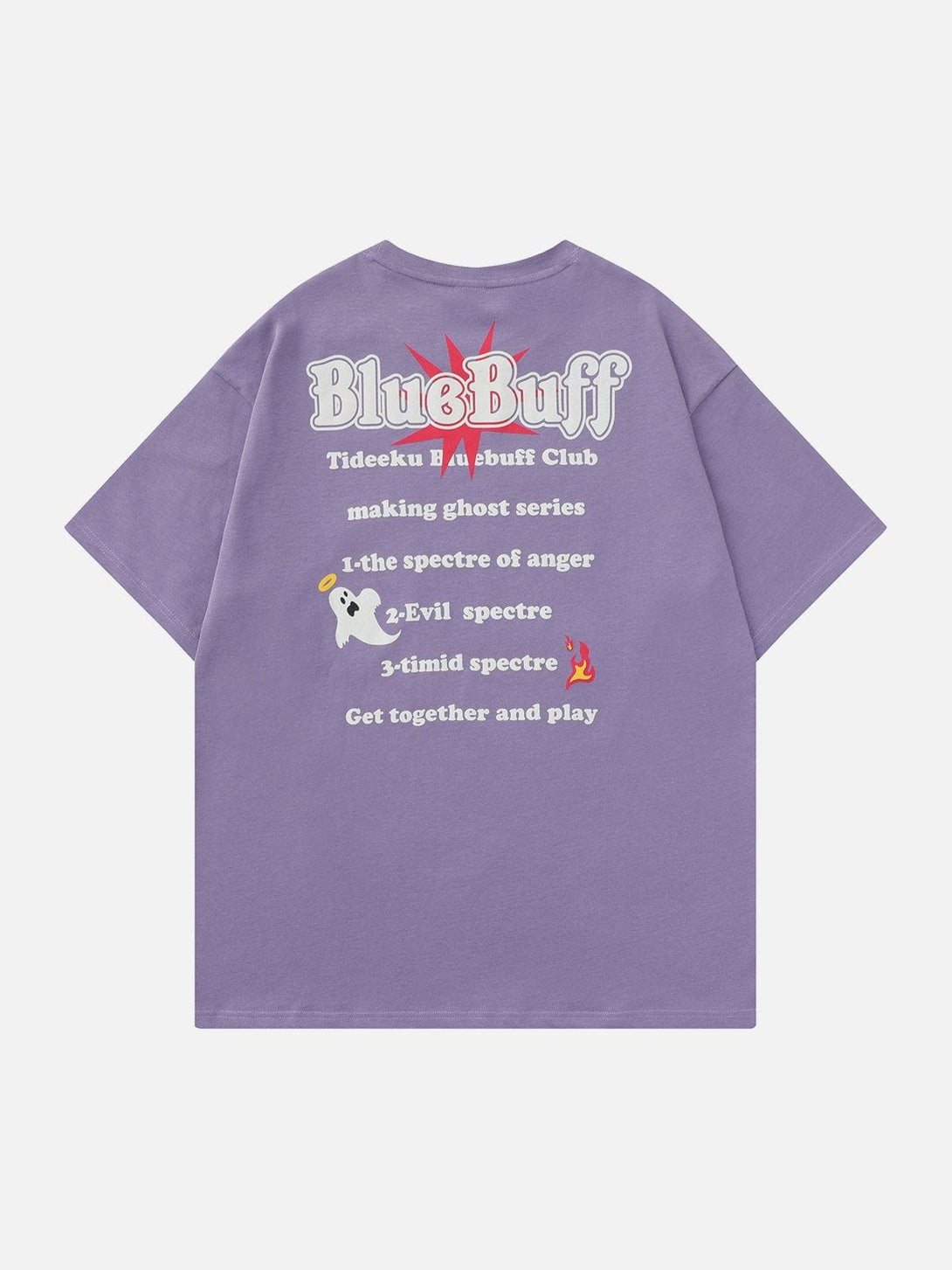 Ellesey - Blue Buff Ghost Print Tee- Streetwear Fashion - ellesey.com