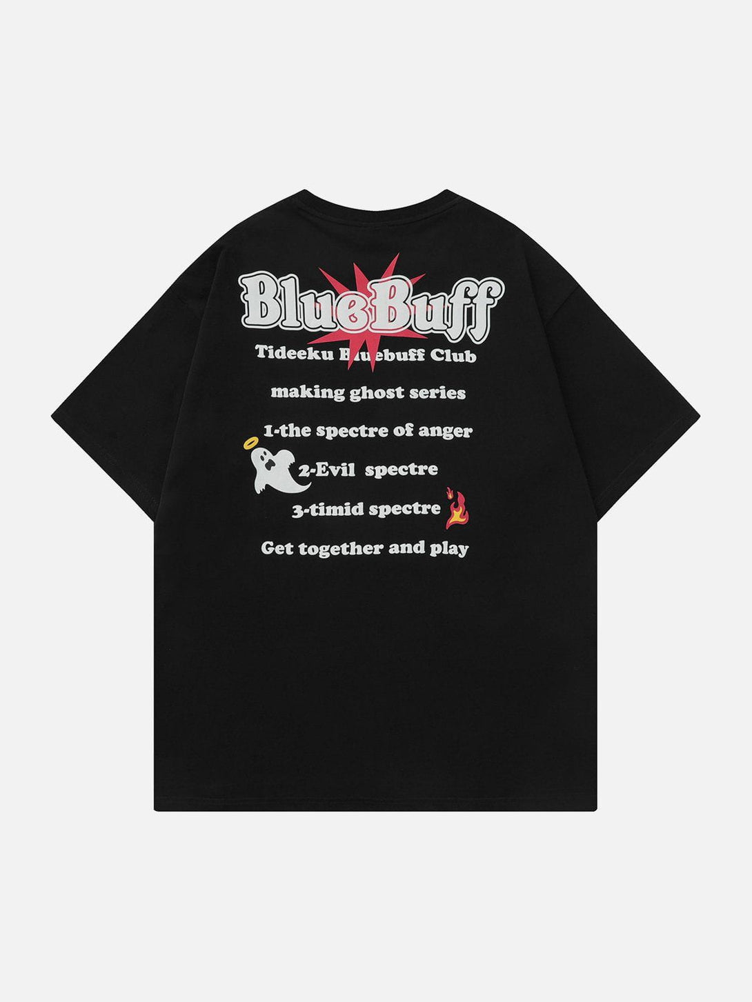 Ellesey - Blue Buff Ghost Print Tee- Streetwear Fashion - ellesey.com