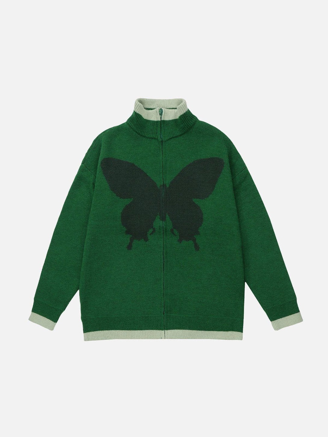 Ellesey - Butterfly Embroidery Cardigan-Streetwear Fashion - ellesey.com