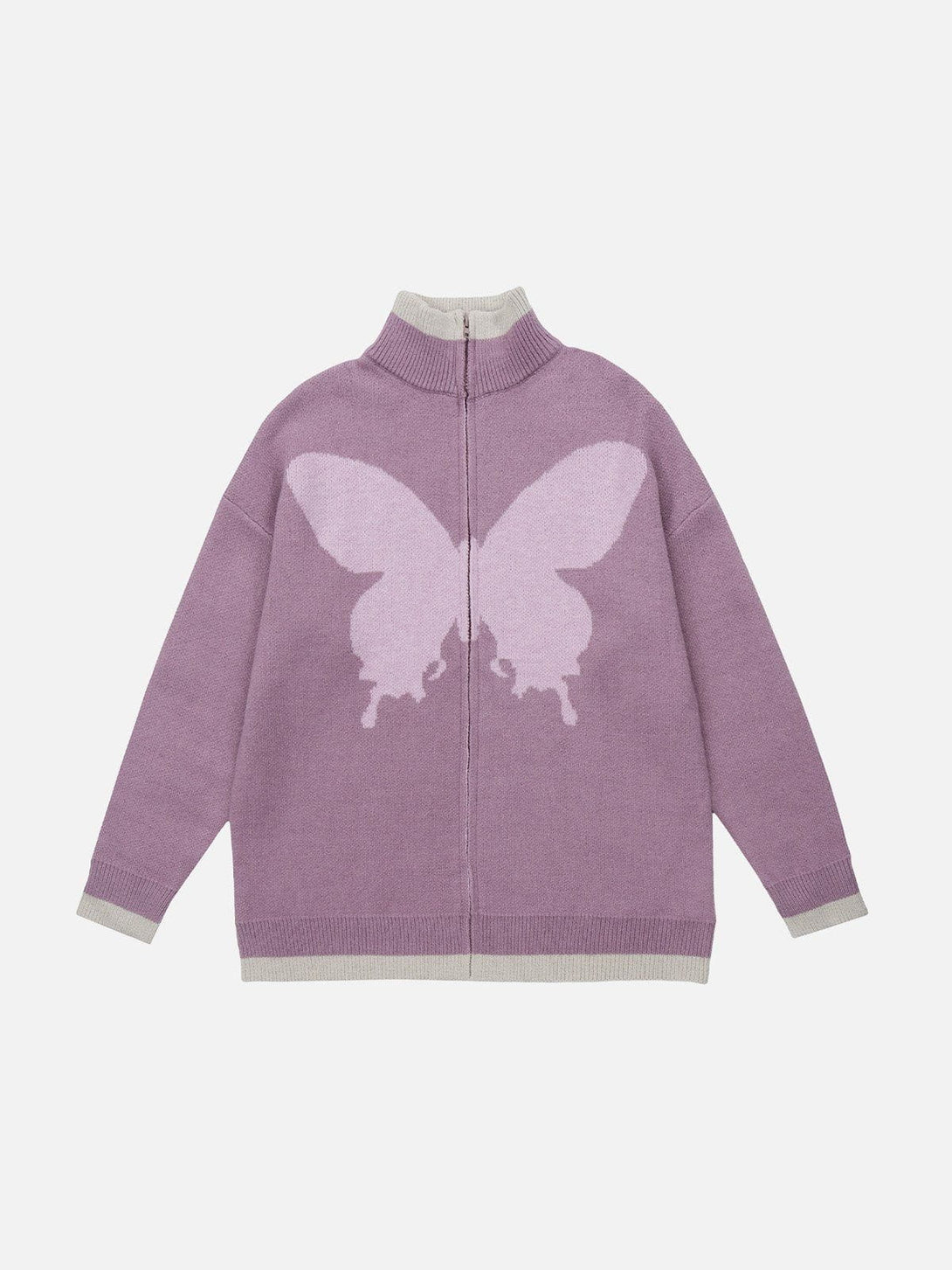 Ellesey - Butterfly Embroidery Cardigan-Streetwear Fashion - ellesey.com