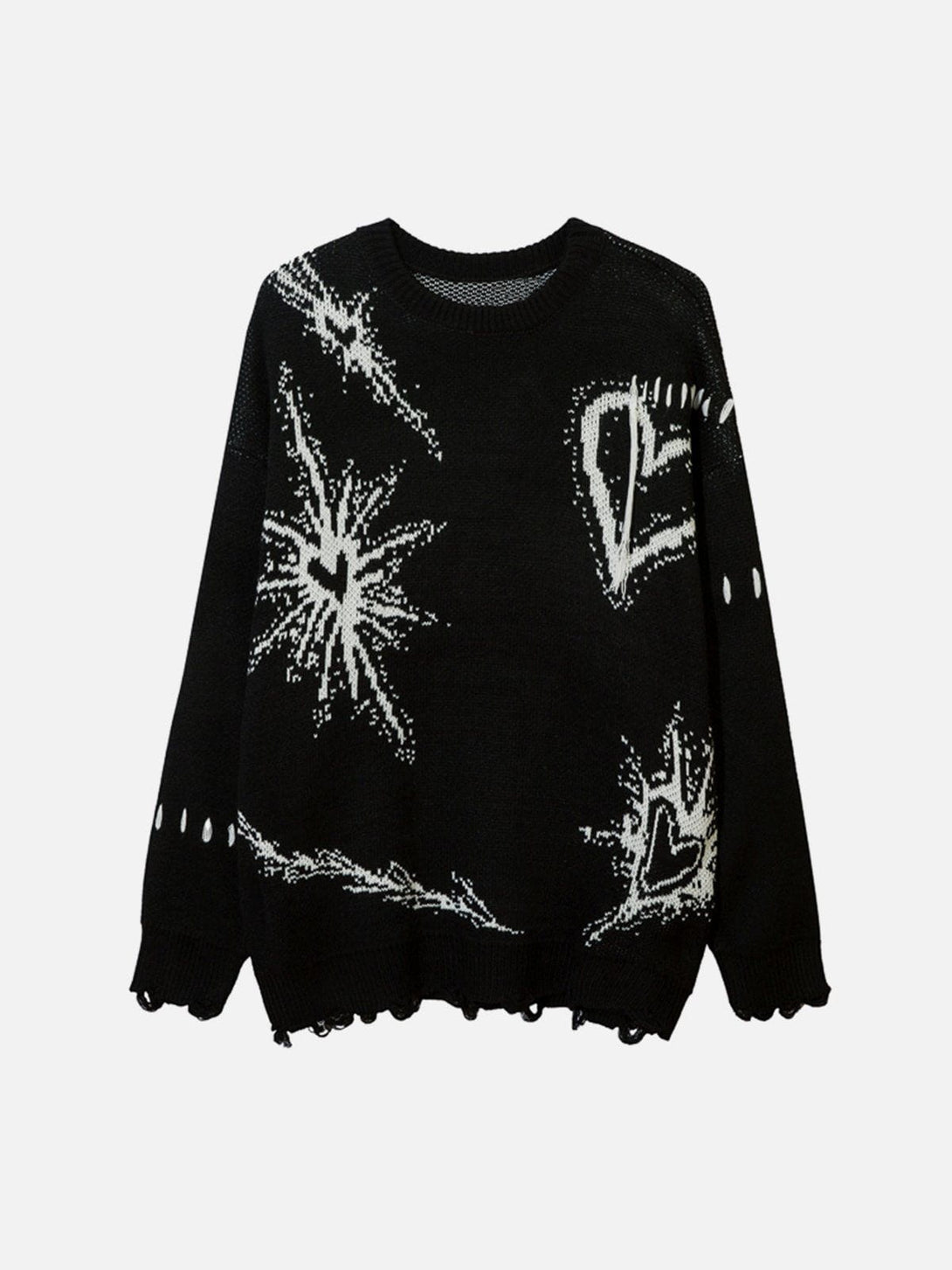 Ellesey - Butterfly Embroidery Sweater-Streetwear Fashion - ellesey.com