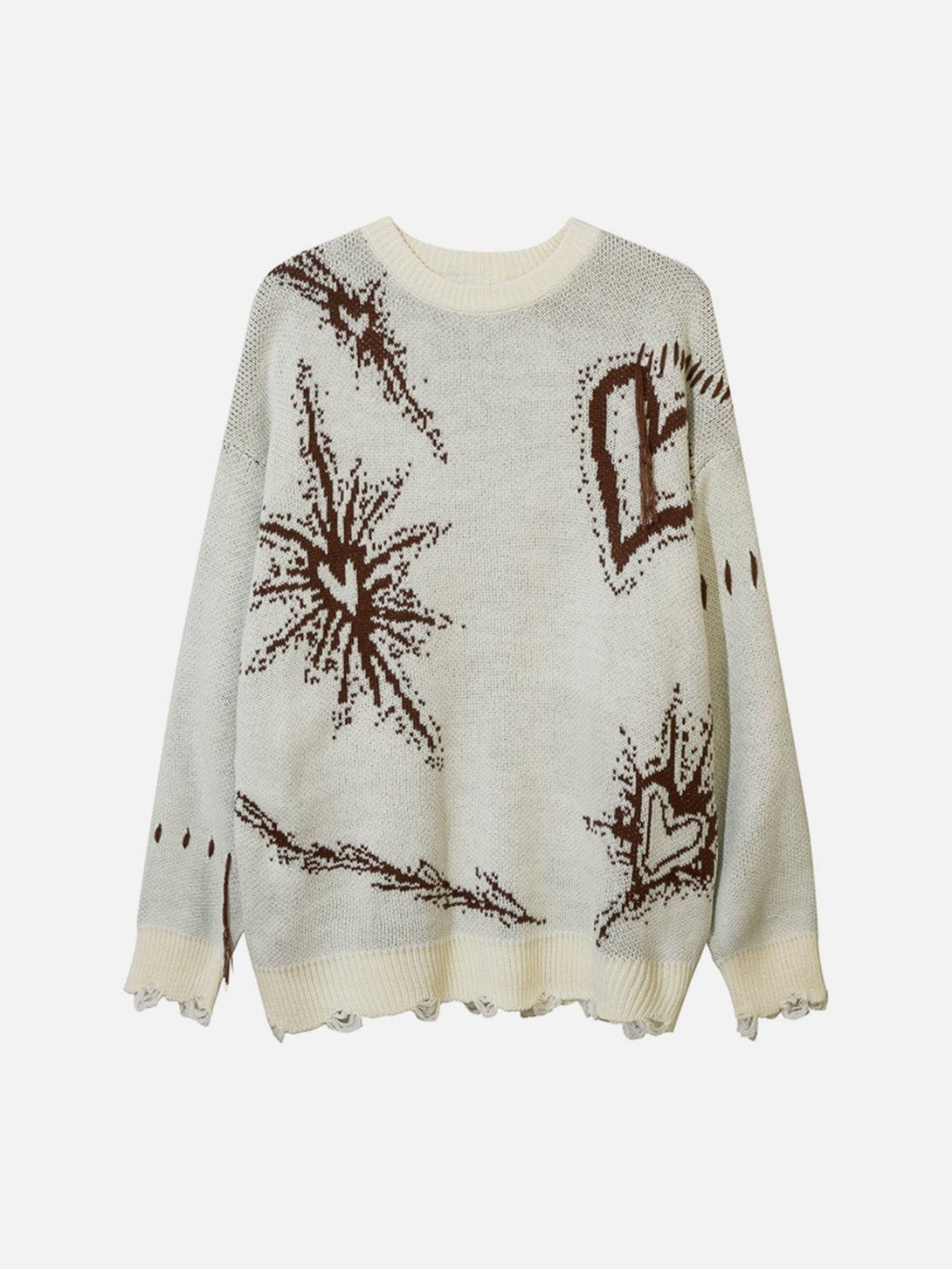 Ellesey - Butterfly Embroidery Sweater-Streetwear Fashion - ellesey.com