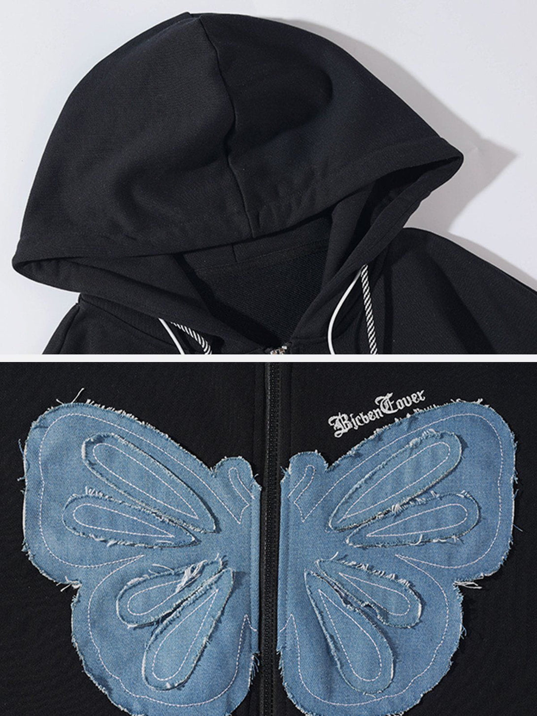 Ellesey - Butterfly Graphic Hoodie- Streetwear Fashion - ellesey.com