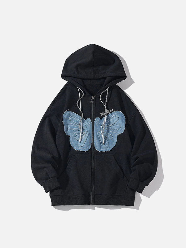 Ellesey - Butterfly Graphic Hoodie- Streetwear Fashion - ellesey.com