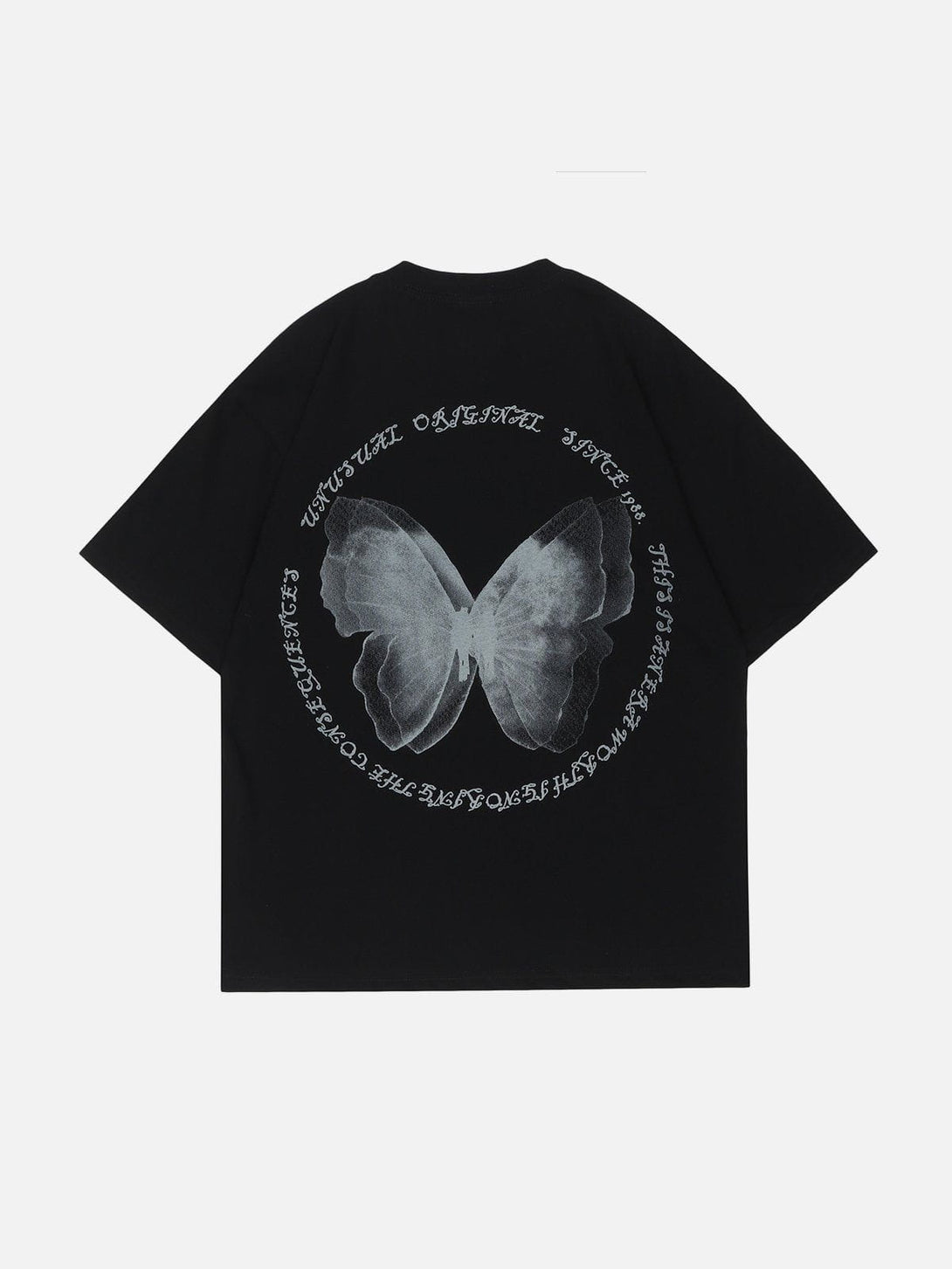 Ellesey - Butterfly Print Lettter Tee- Streetwear Fashion - ellesey.com