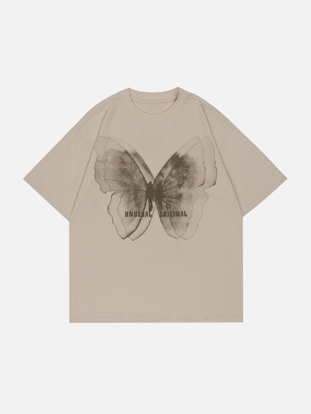 Ellesey - Butterfly Print Lettter Tee- Streetwear Fashion - ellesey.com