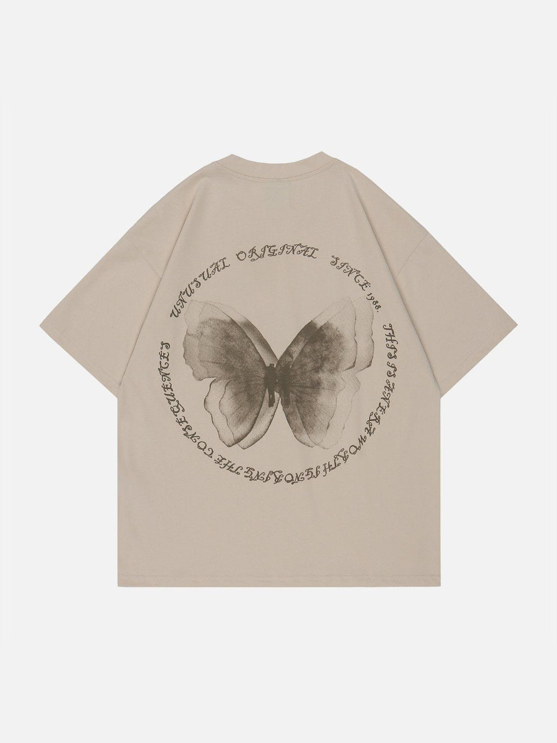 Ellesey - Butterfly Print Lettter Tee- Streetwear Fashion - ellesey.com