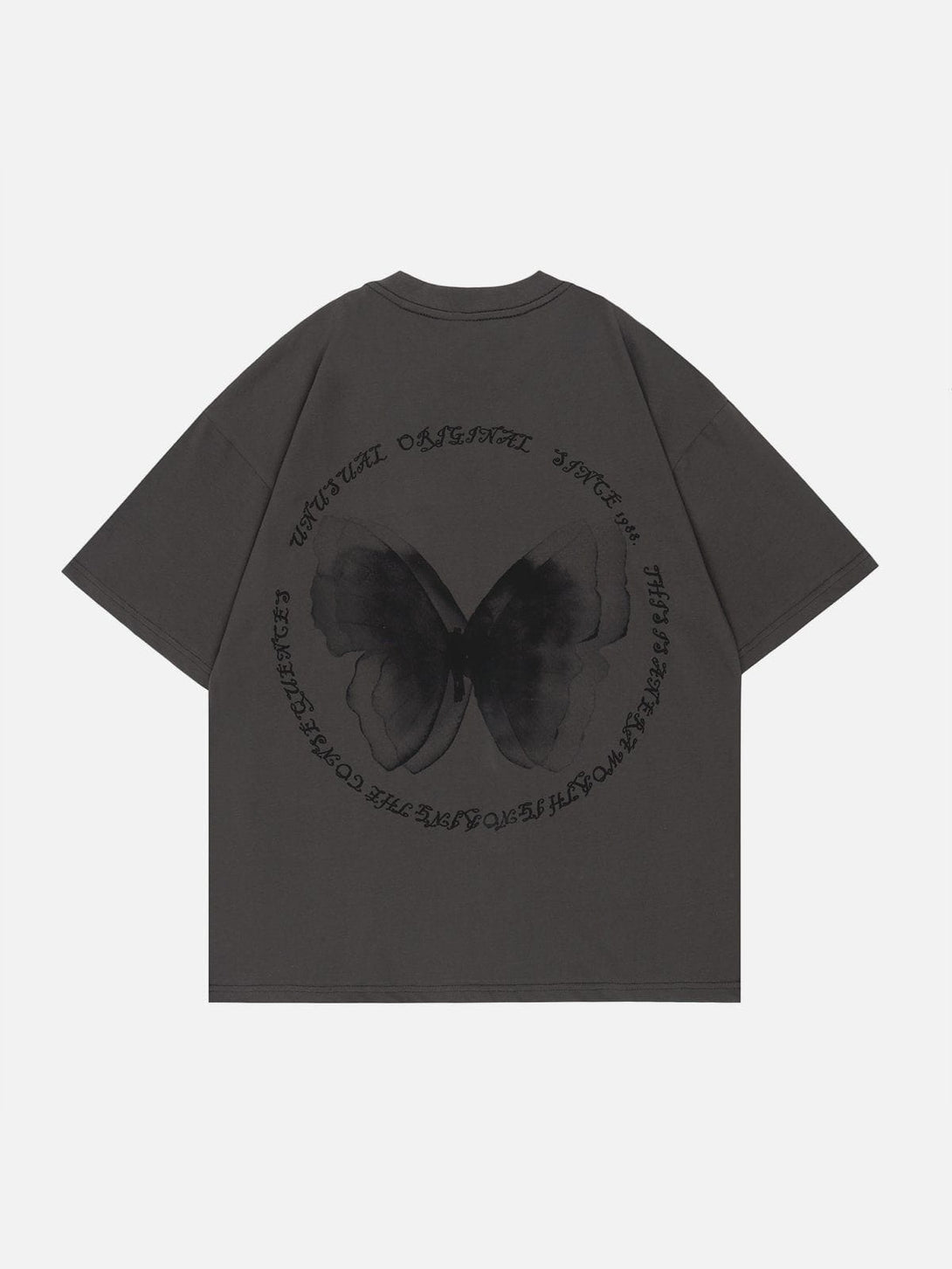 Ellesey - Butterfly Print Lettter Tee- Streetwear Fashion - ellesey.com