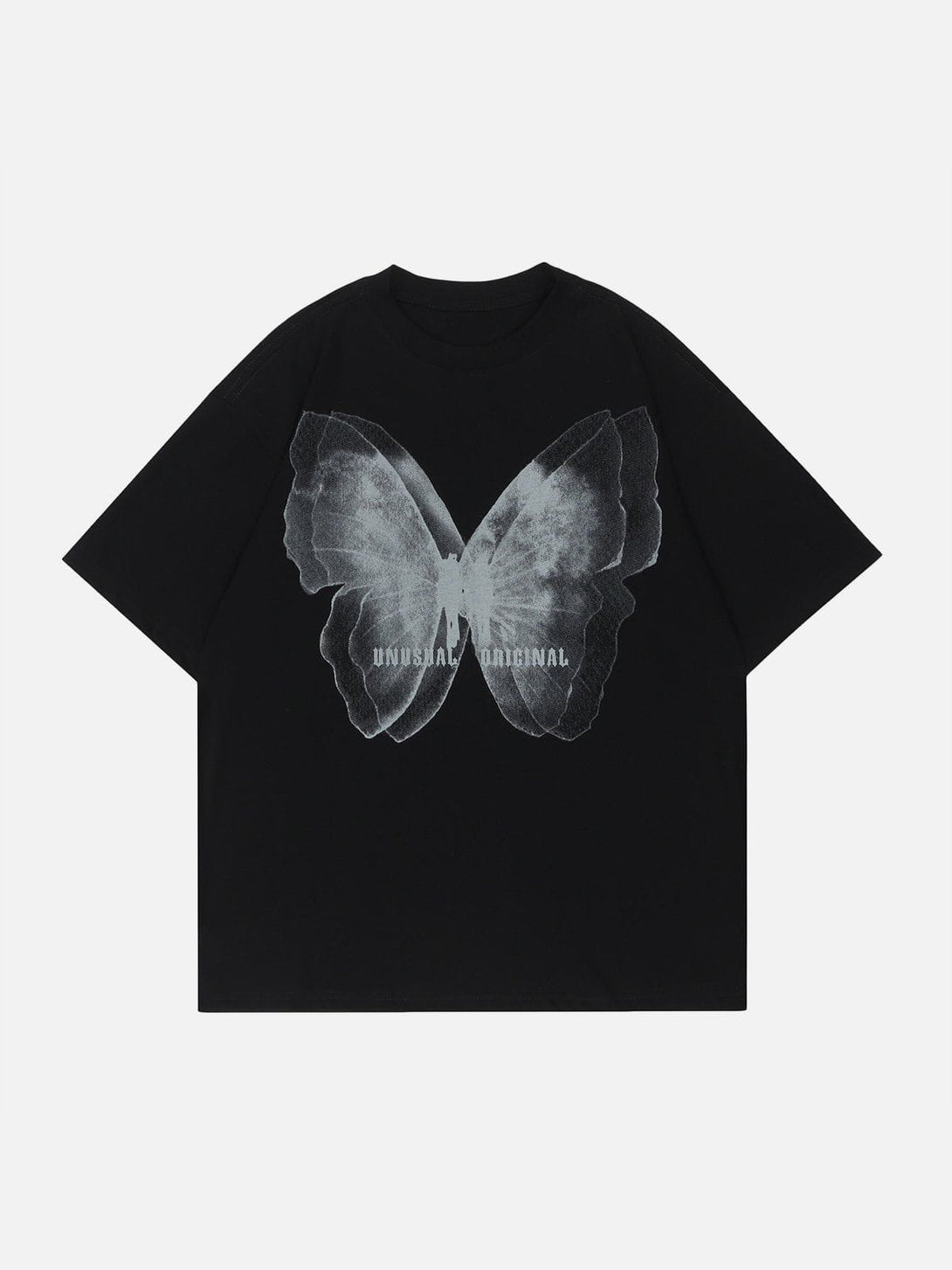 Ellesey - Butterfly Print Lettter Tee- Streetwear Fashion - ellesey.com