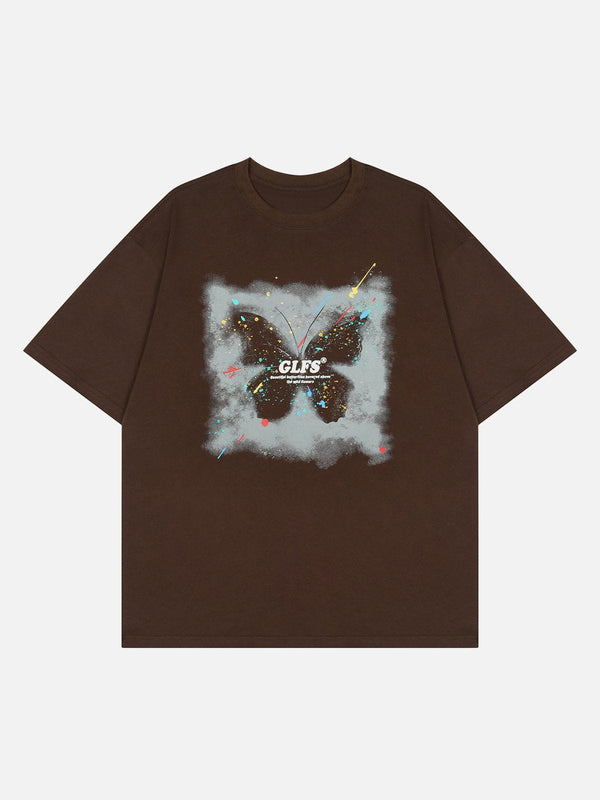 Ellesey - Butterfly Print Tee- Streetwear Fashion - ellesey.com