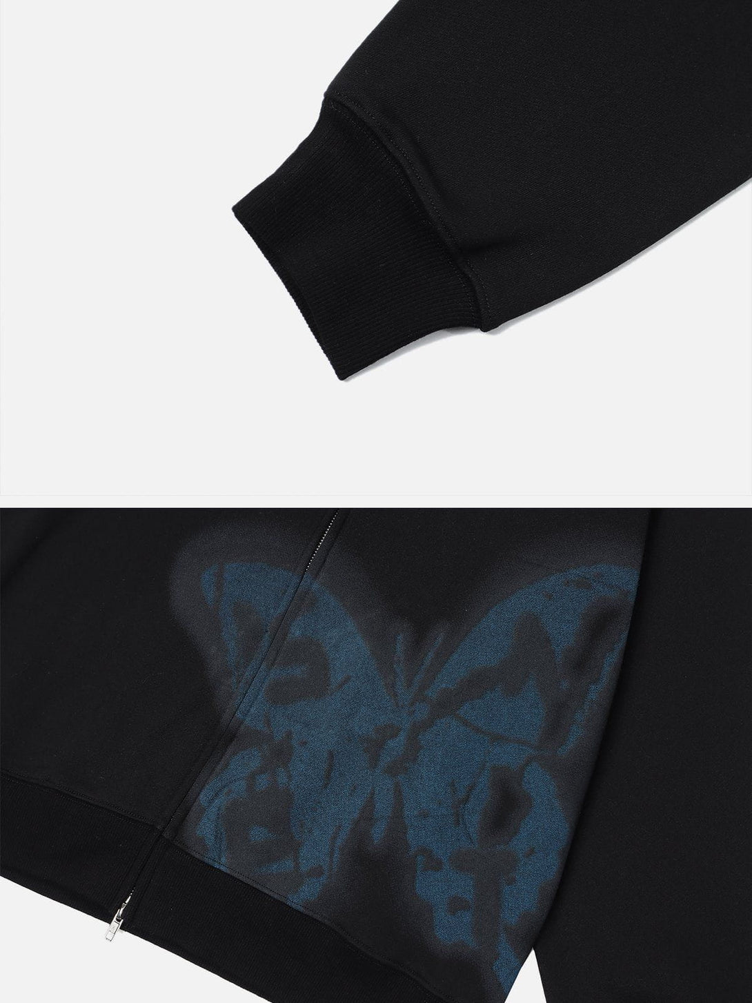 Ellesey - Butterfly Swoosh Print Hoodie- Streetwear Fashion - ellesey.com