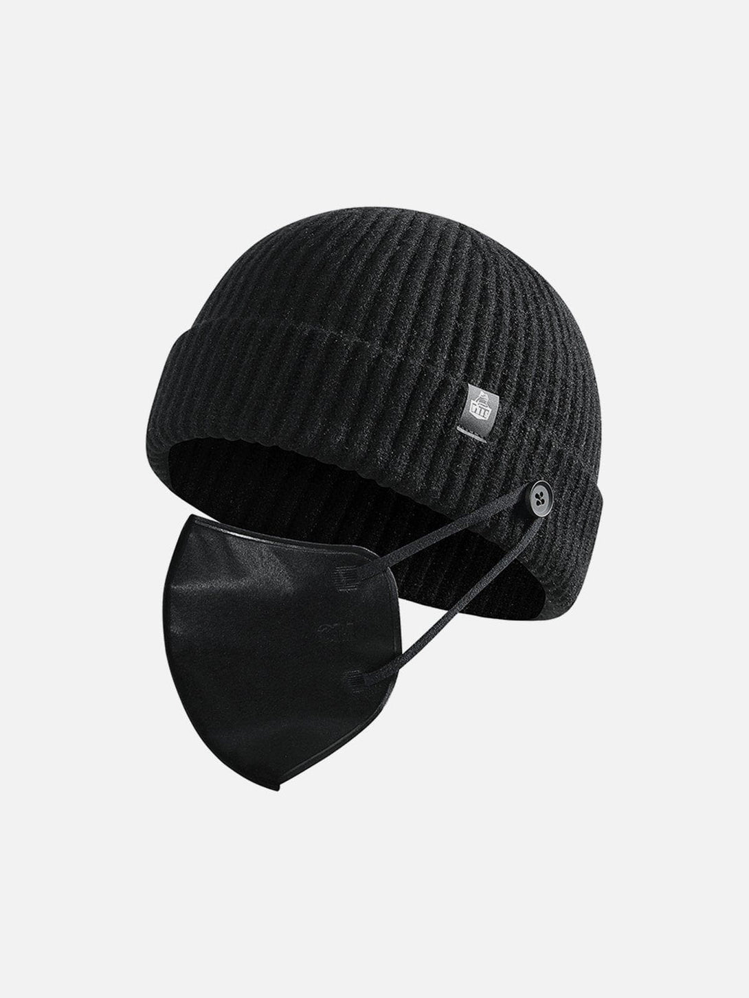 Ellesey - Buttons Knit Dome Hat- Streetwear Fashion - ellesey.com