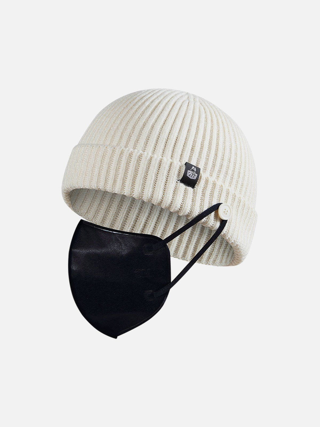 Ellesey - Buttons Knit Dome Hat- Streetwear Fashion - ellesey.com