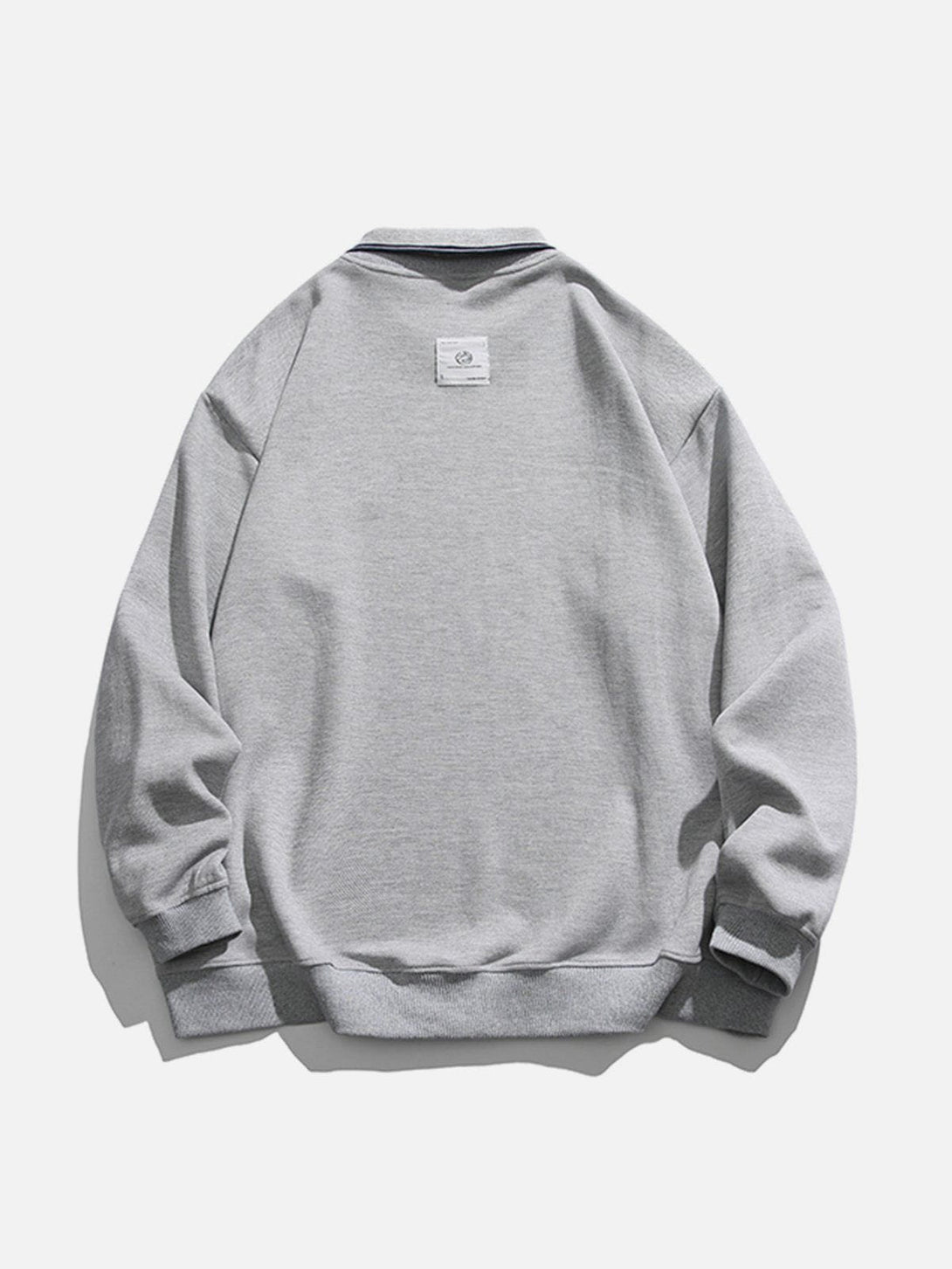 Ellesey - C Letter Embroidery Sweatshirt- Streetwear Fashion - ellesey.com