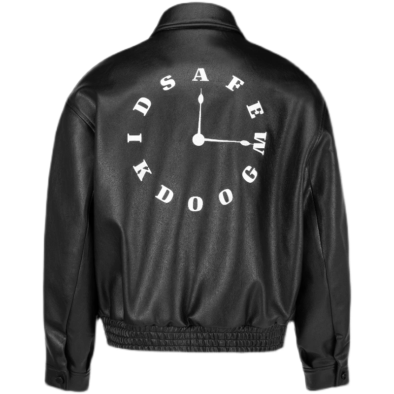 Ellesey - 'CLOCK' Varsity Bomber Jacket- Streetwear Fashion - ellesey.com