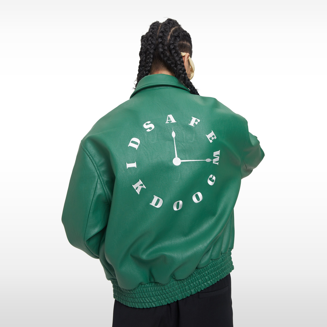 Ellesey - 'CLOCK' Varsity Bomber Jacket- Streetwear Fashion - ellesey.com