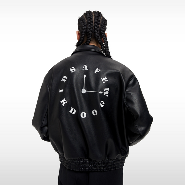 Ellesey - 'CLOCK' Varsity Bomber Jacket- Streetwear Fashion - ellesey.com