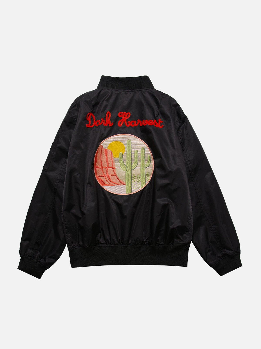 Ellesey - Cactus Pattern Embroidery Jacket- Streetwear Fashion - ellesey.com