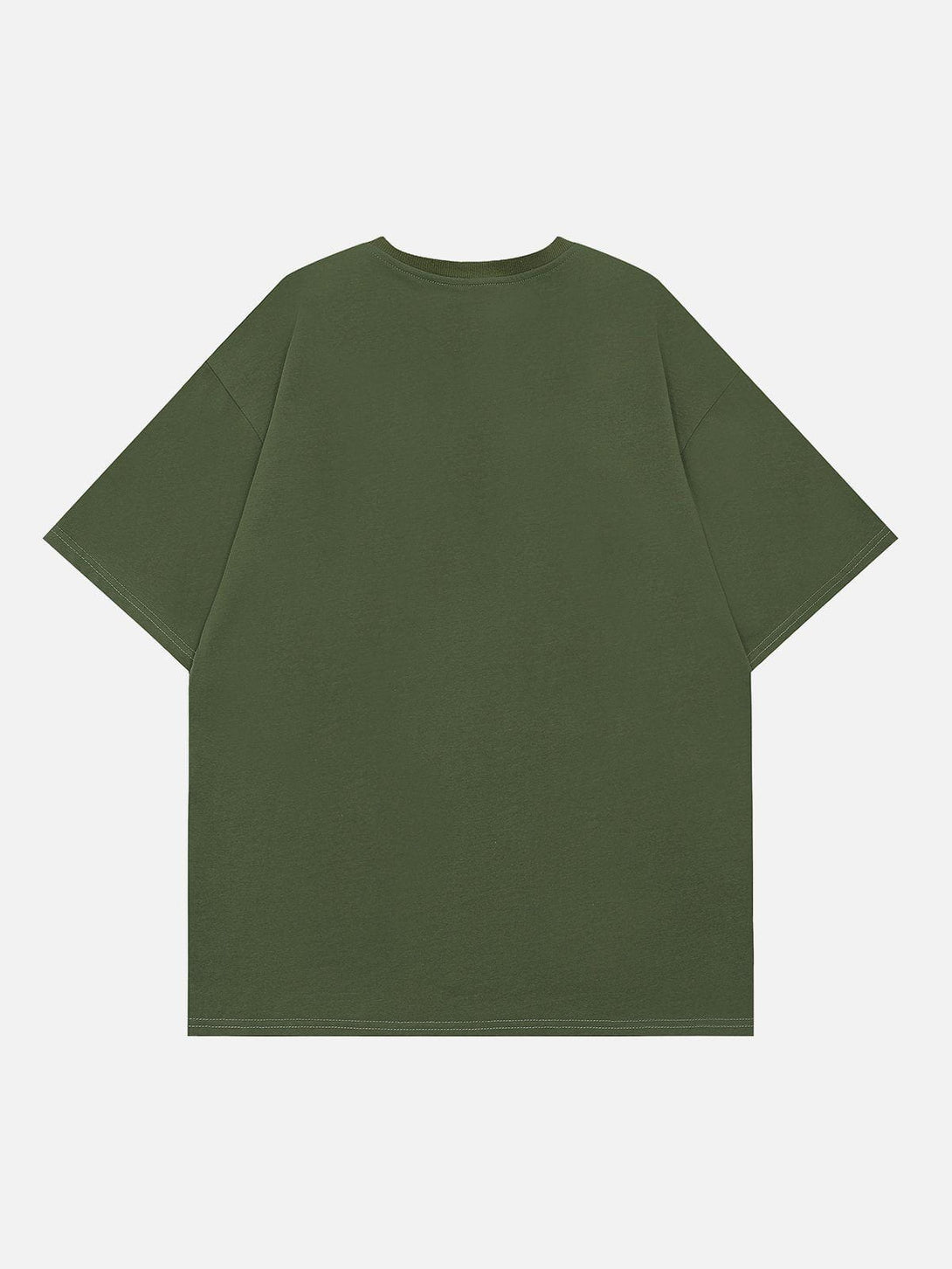 Ellesey - Camouflage Flocked Letter Cotton Tee- Streetwear Fashion - ellesey.com