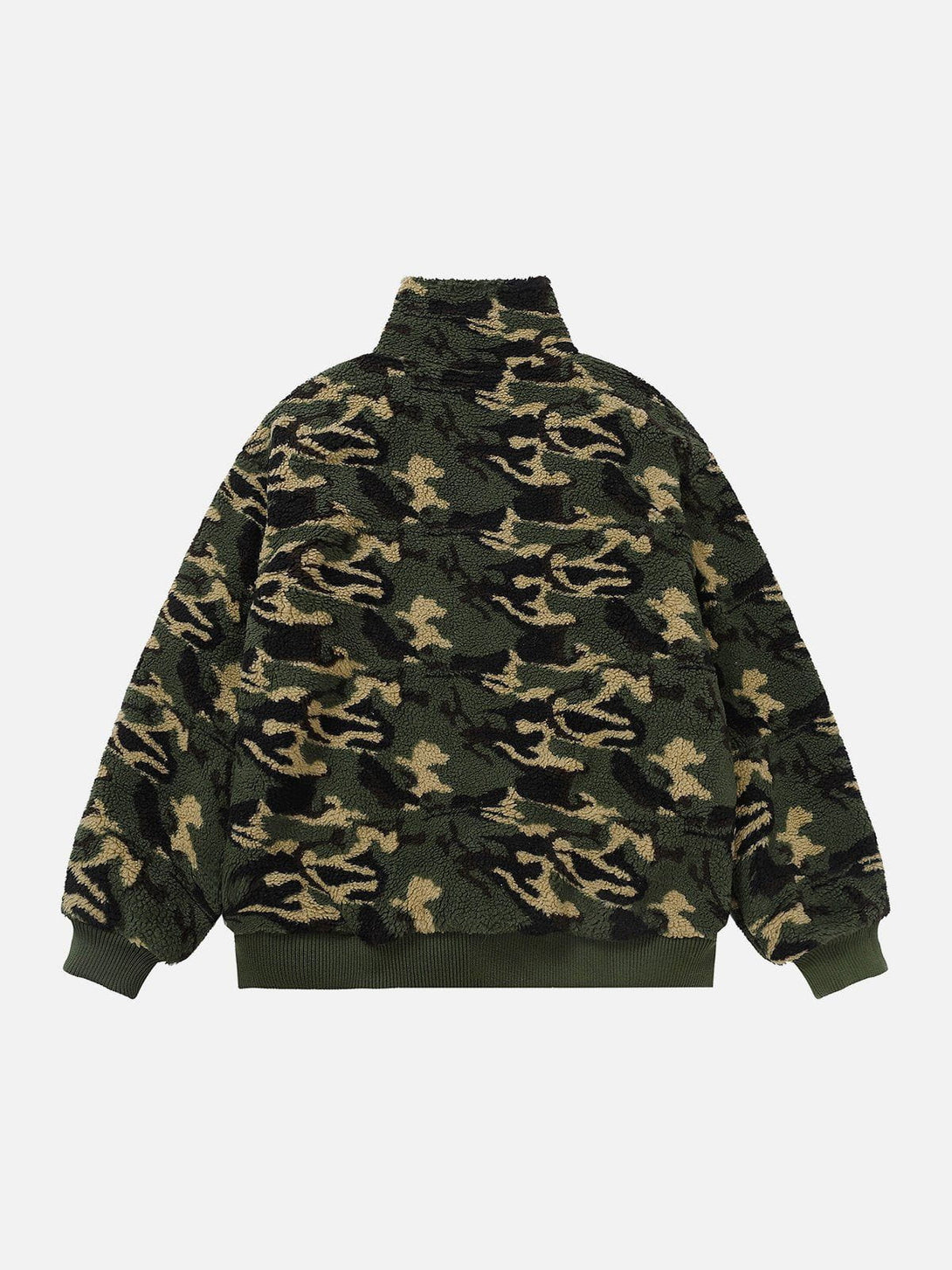 Ellesey - Camouflage Sherpa Coat-Streetwear Fashion - ellesey.com