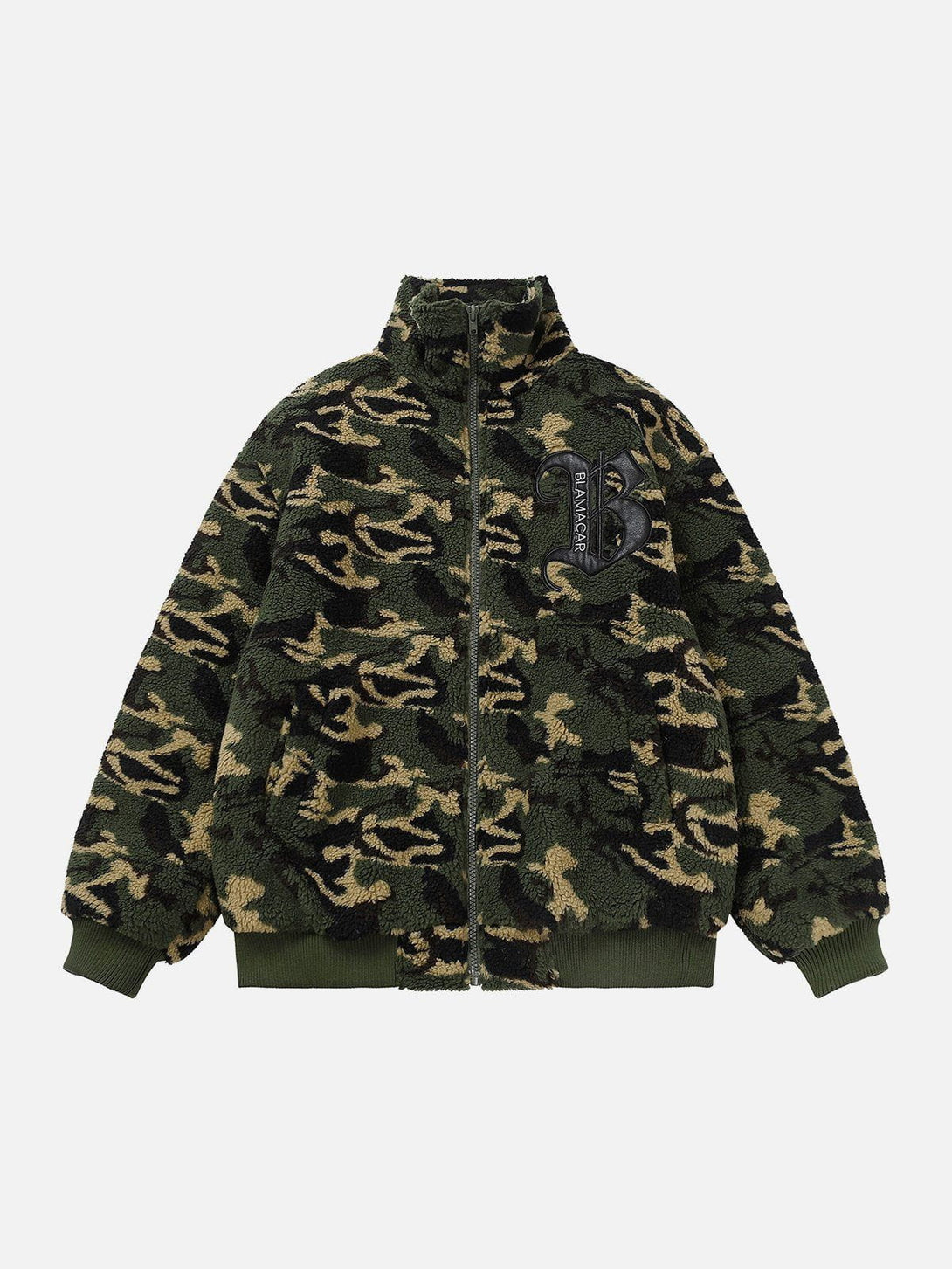 Ellesey - Camouflage Sherpa Coat-Streetwear Fashion - ellesey.com