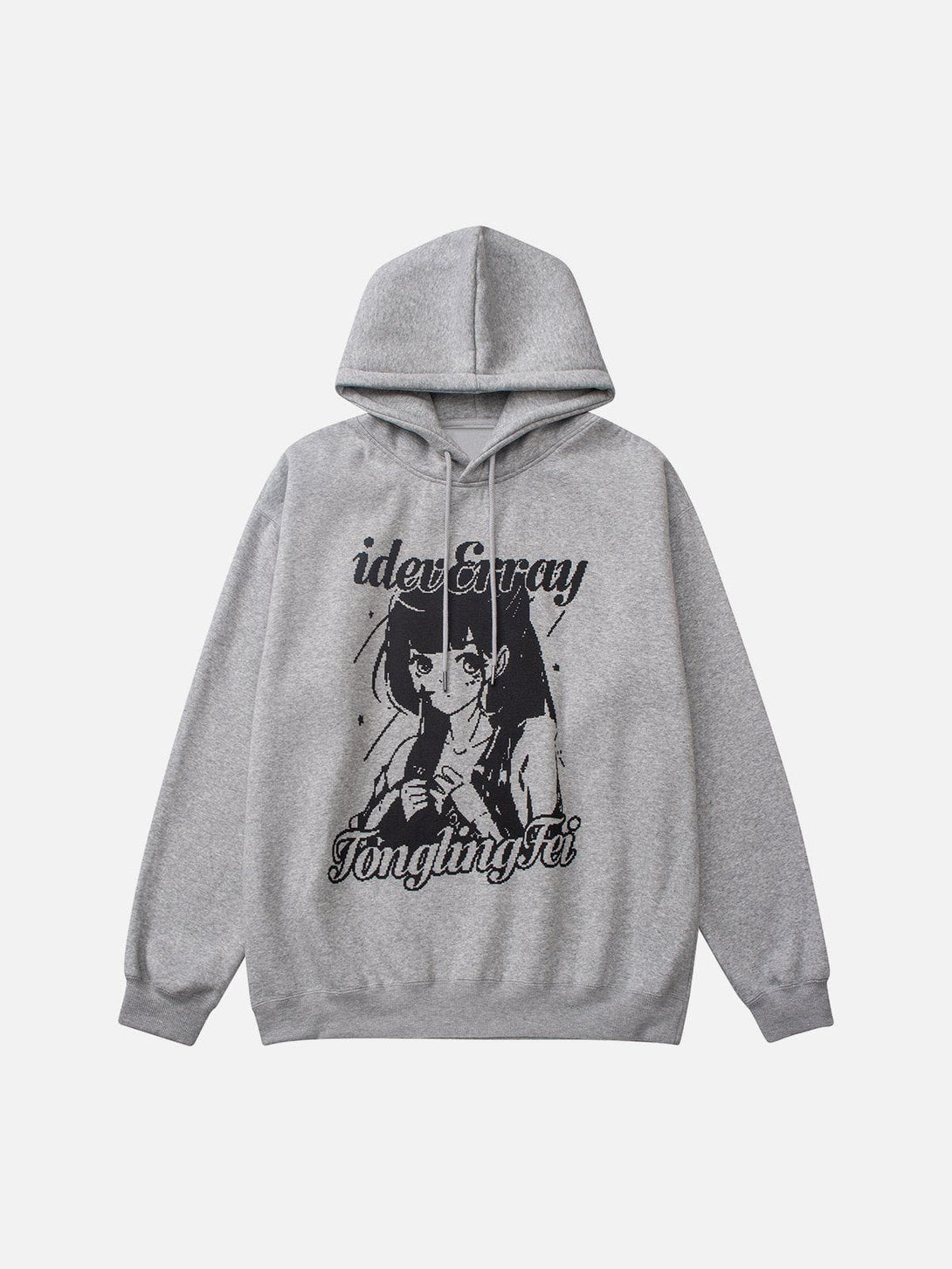 Ellesey - Cartoon Character Print Hoodie- Streetwear Fashion - ellesey.com