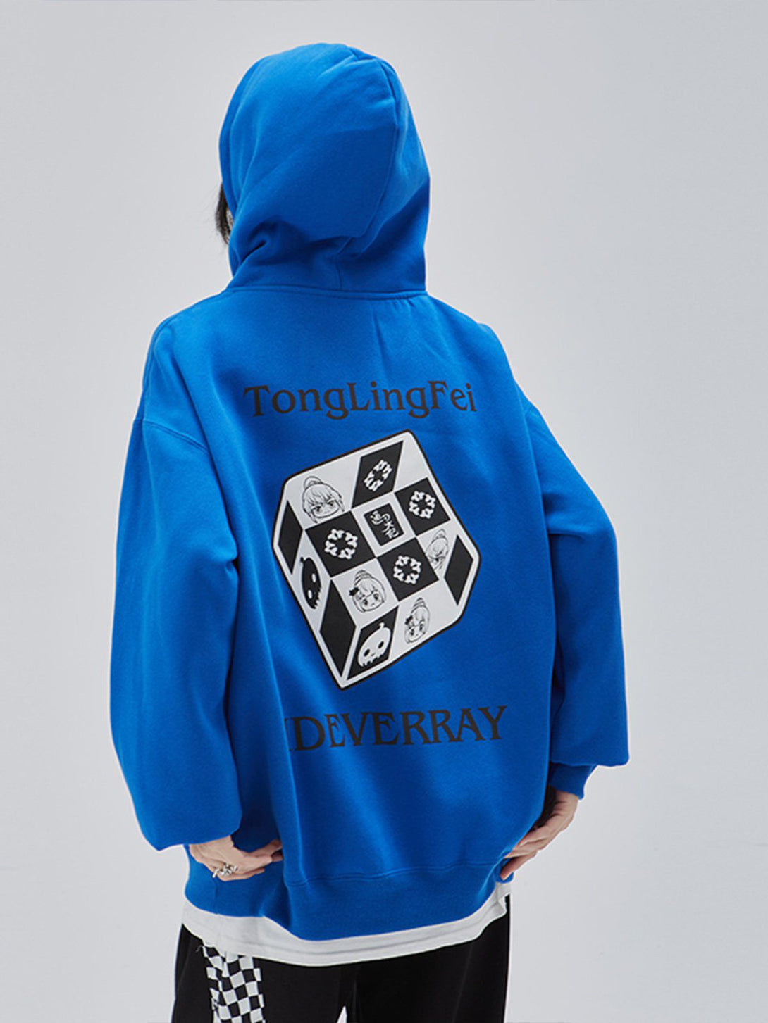 Ellesey - Cartoon Color Blocking Hoodie- Streetwear Fashion - ellesey.com