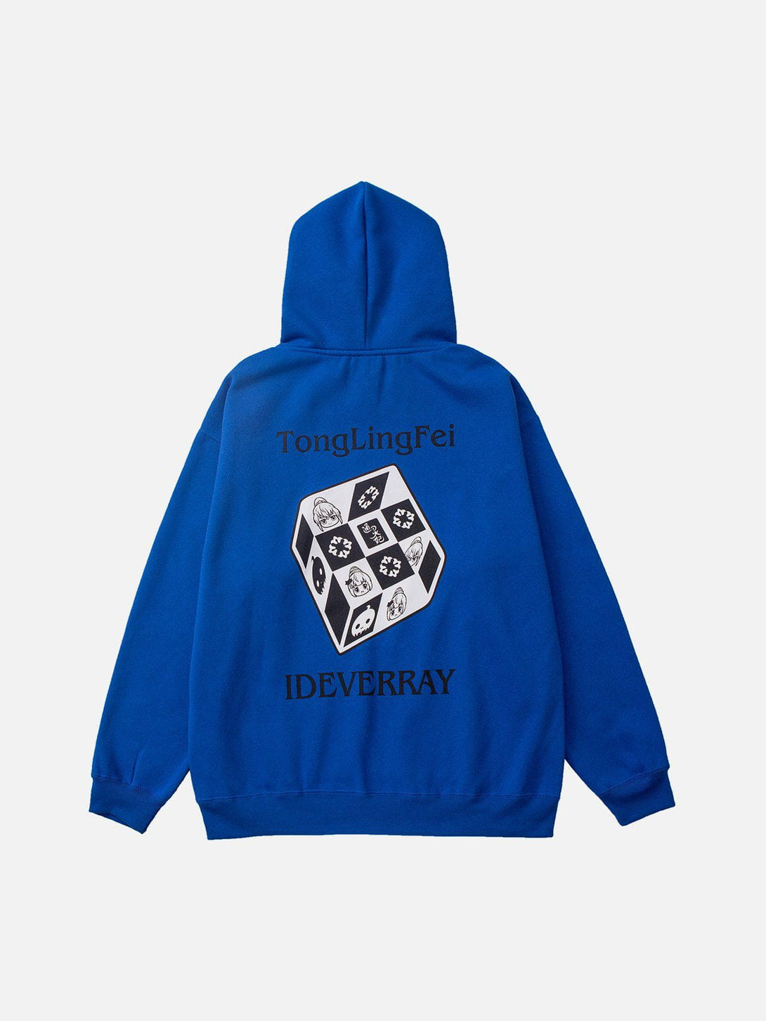 Ellesey - Cartoon Color Blocking Hoodie- Streetwear Fashion - ellesey.com