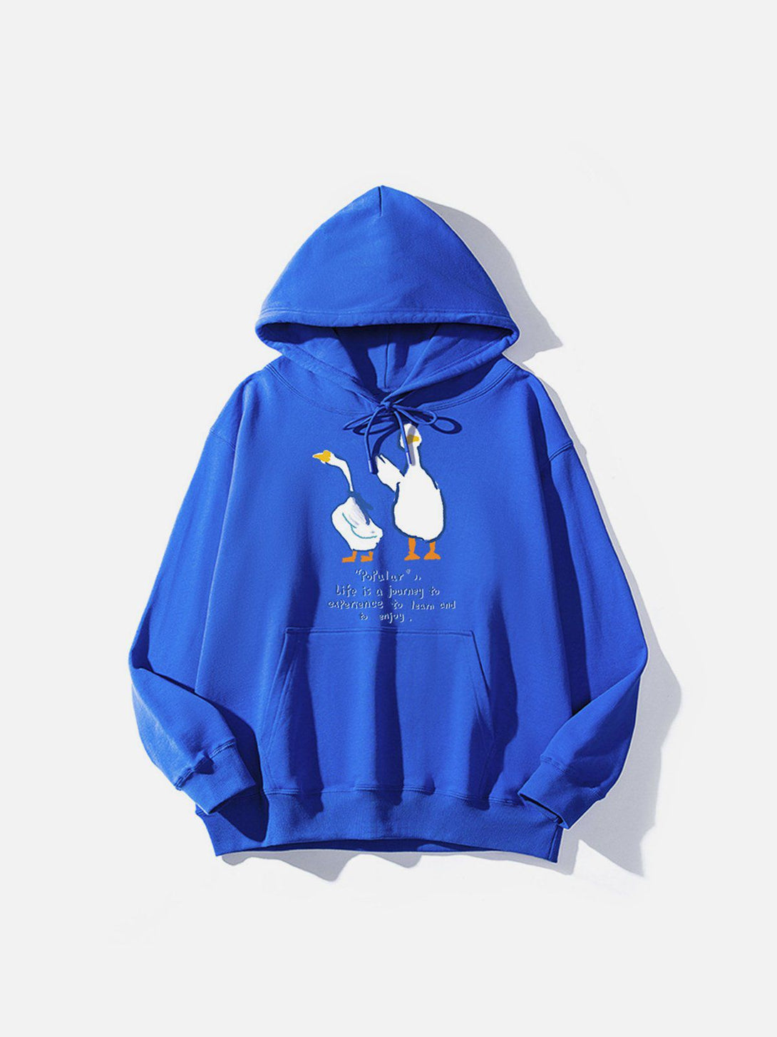 Ellesey - Cartoon Goose Print Hoodie- Streetwear Fashion - ellesey.com