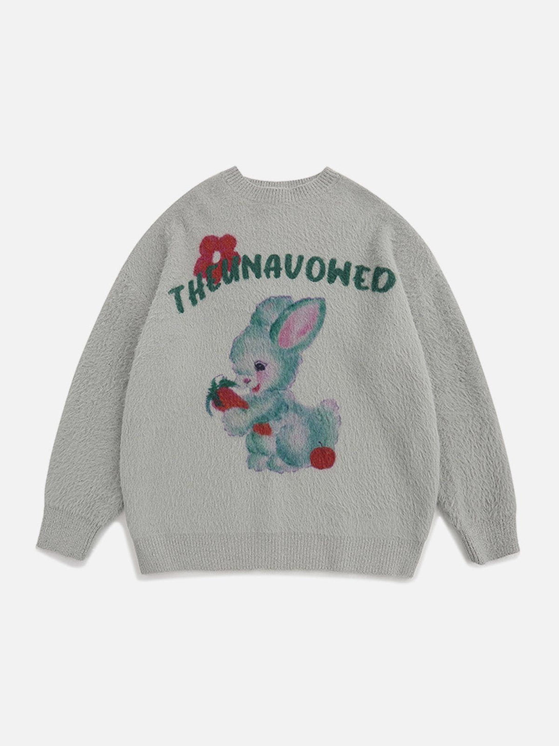 Ellesey - Cartoon Rabbit Graphic Sweater-Streetwear Fashion - ellesey.com