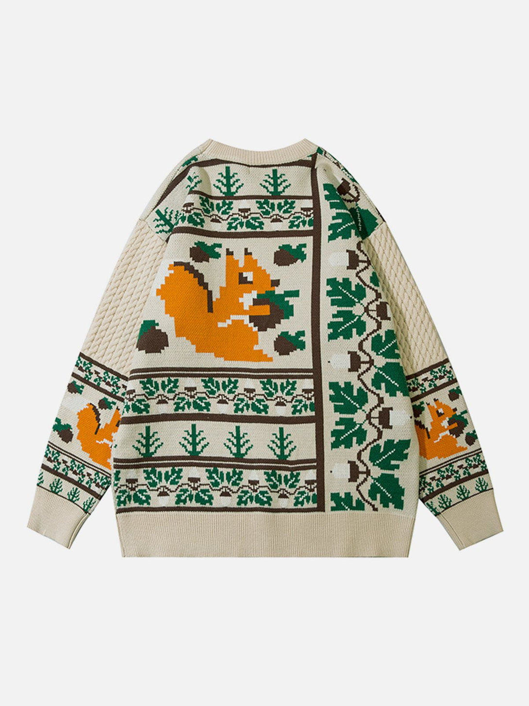 Ellesey - Cartoon Squirrel Knit Sweater-Streetwear Fashion - ellesey.com