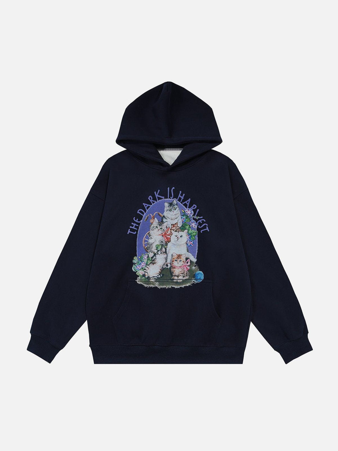 Ellesey - Cat Print Hoodie- Streetwear Fashion - ellesey.com