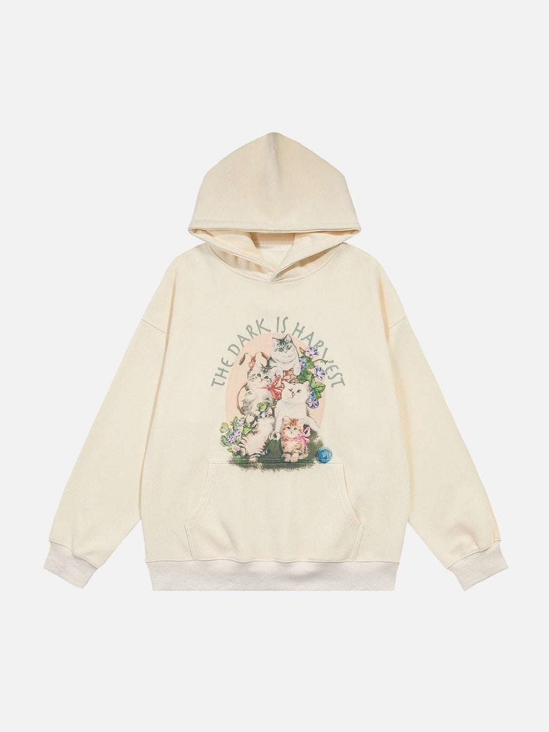 Ellesey - Cat Print Hoodie- Streetwear Fashion - ellesey.com