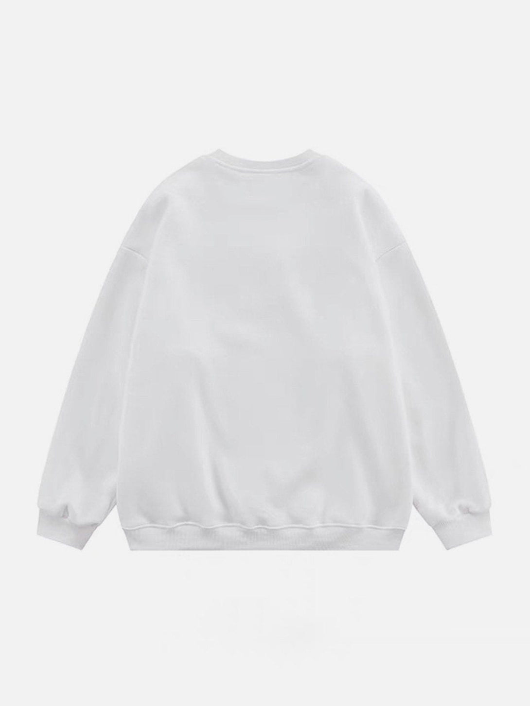 Ellesey - Character Letter Print Sweatshirt- Streetwear Fashion - ellesey.com