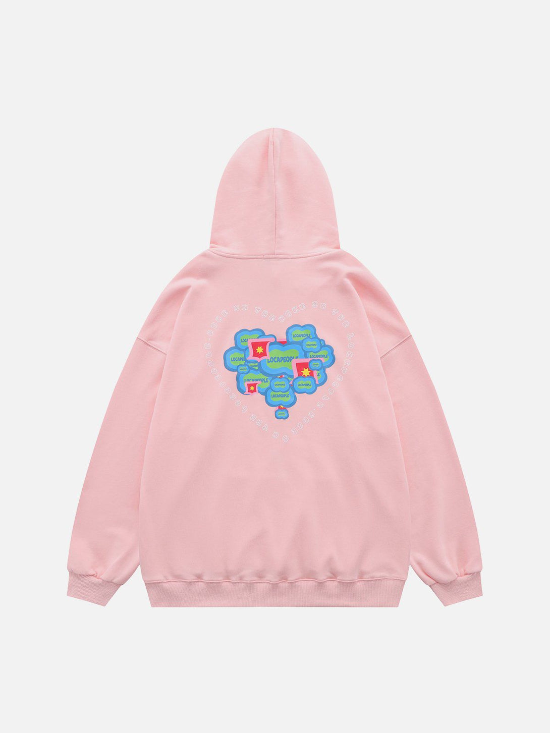 Ellesey - Chat Box Love Heart Hoodie- Streetwear Fashion - ellesey.com