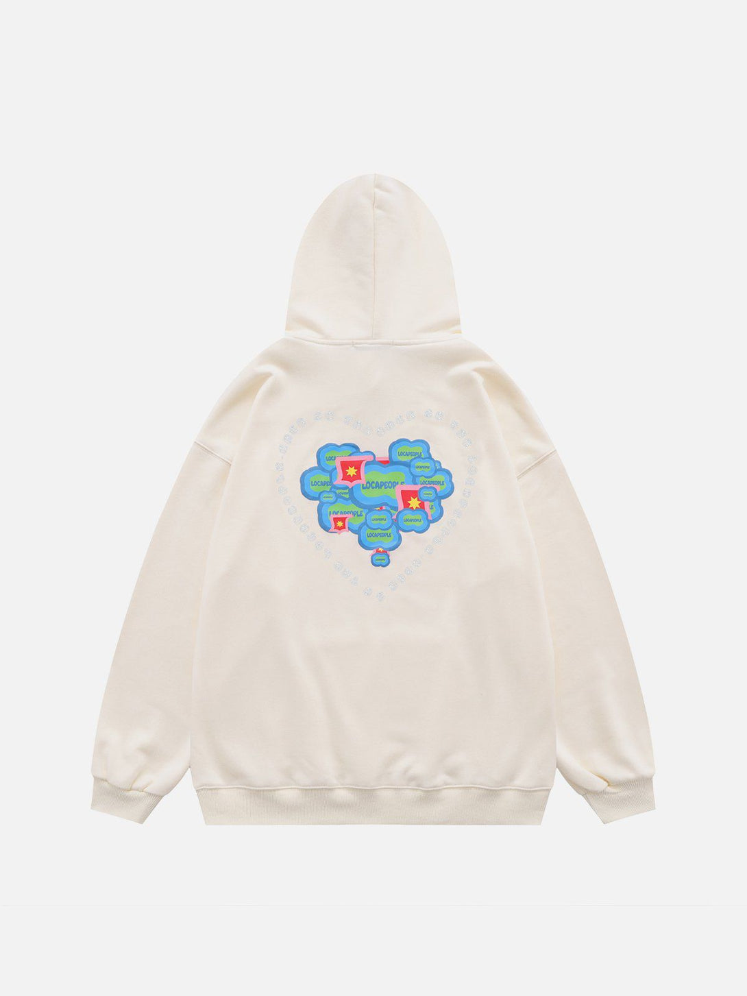 Ellesey - Chat Box Love Heart Hoodie- Streetwear Fashion - ellesey.com