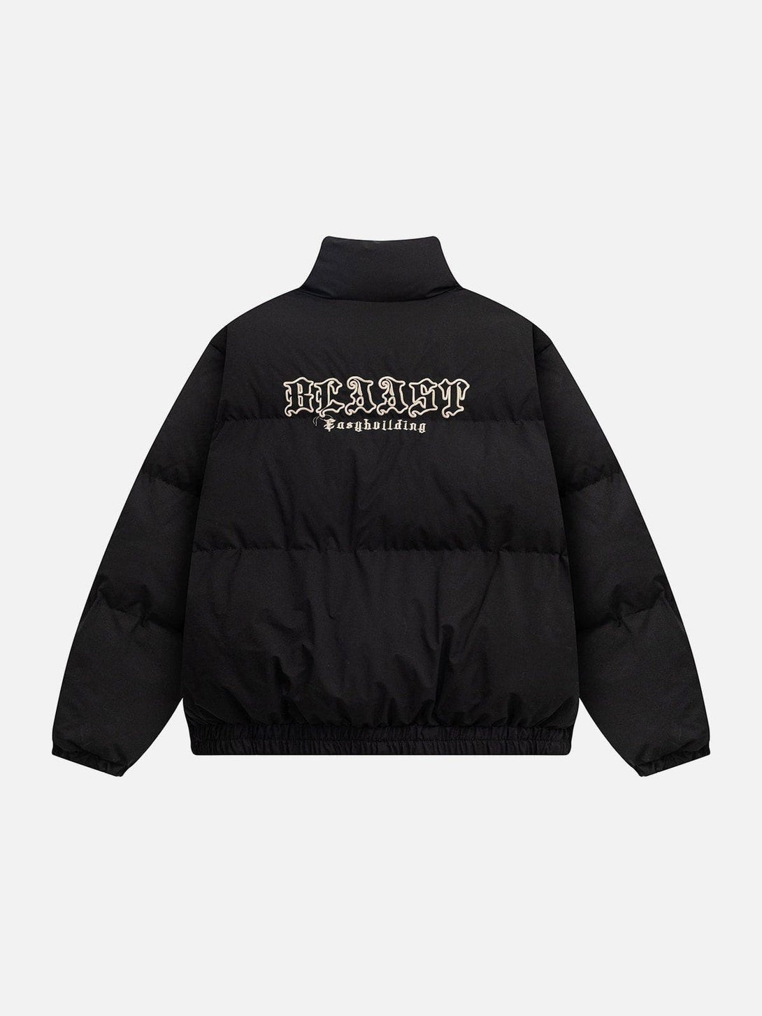 Ellesey - Checkerboard Print Neck Winter Coat-Streetwear Fashion - ellesey.com