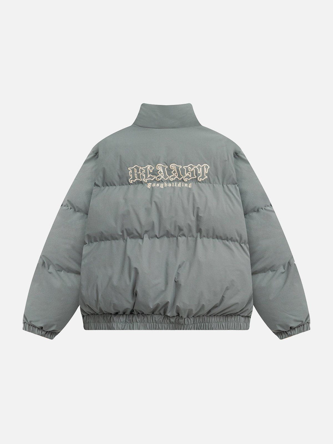 Ellesey - Checkerboard Print Neck Winter Coat-Streetwear Fashion - ellesey.com