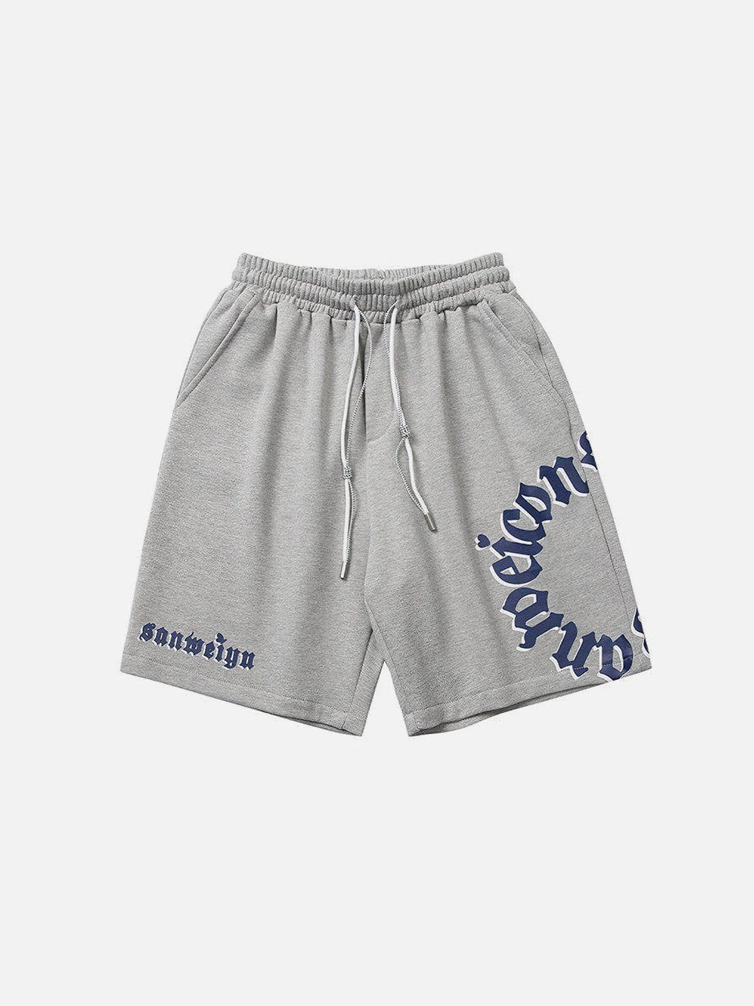 Ellesey - Circle Letter Drawstring Shorts- Streetwear Fashion - ellesey.com