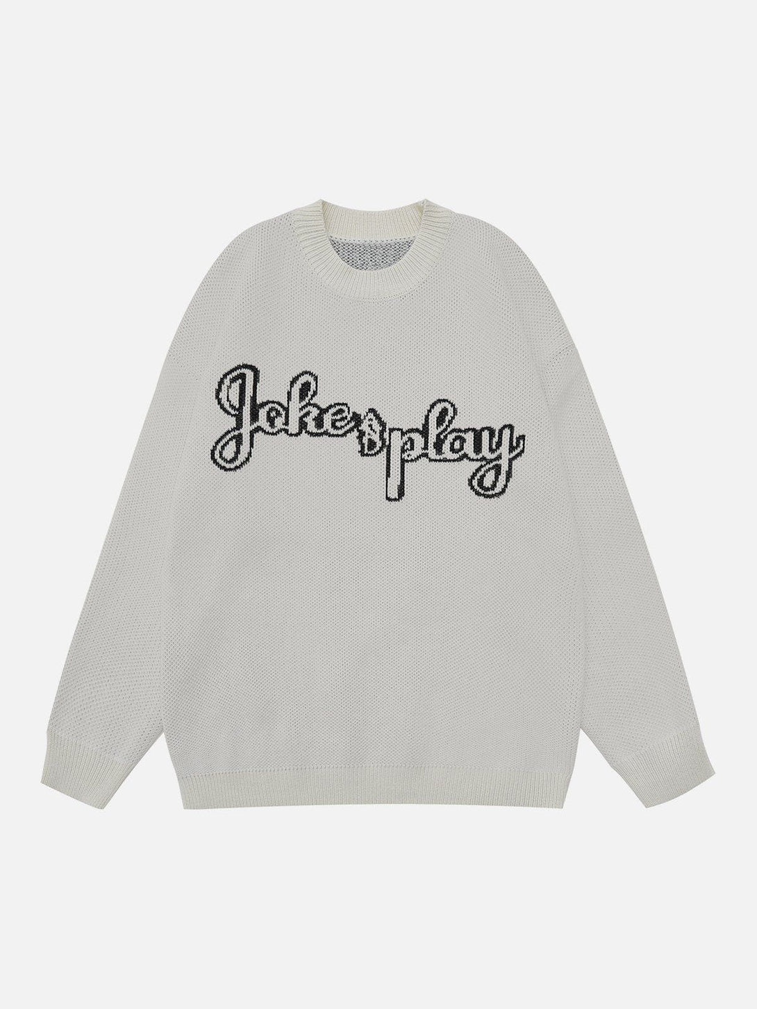 Ellesey - Clashing Monogram Embroidery Sweater-Streetwear Fashion - ellesey.com