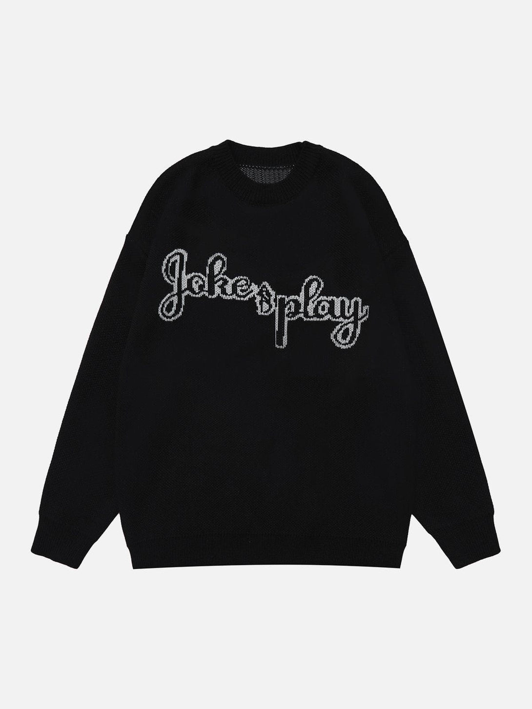 Ellesey - Clashing Monogram Embroidery Sweater-Streetwear Fashion - ellesey.com