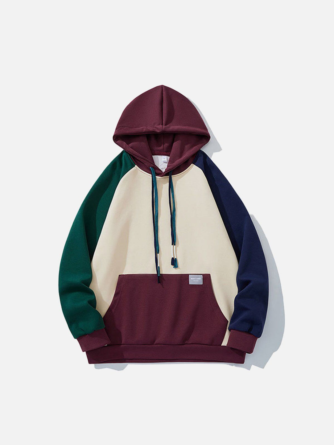 Ellesey - Color Blocking Shoulder Sleeve Hoodie- Streetwear Fashion - ellesey.com