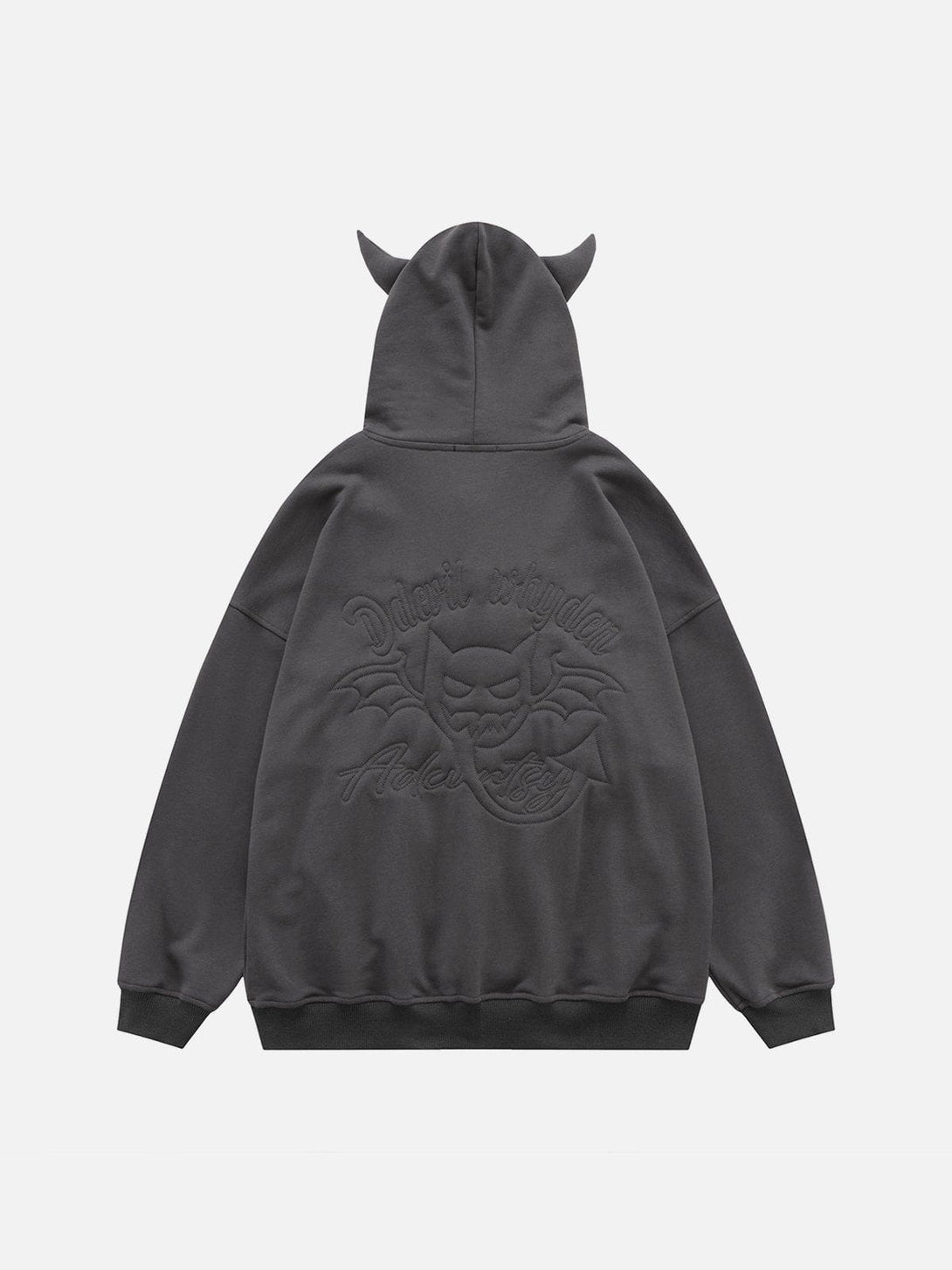 Ellesey - Color Letter Demon Horn Hoodie- Streetwear Fashion - ellesey.com