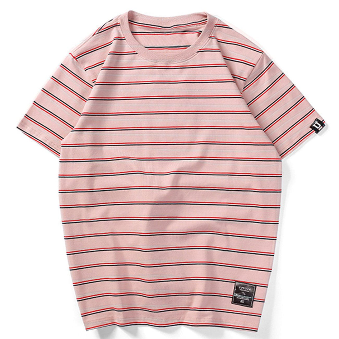 Ellesey - "Color Stripes" Tee- Streetwear Fashion - ellesey.com