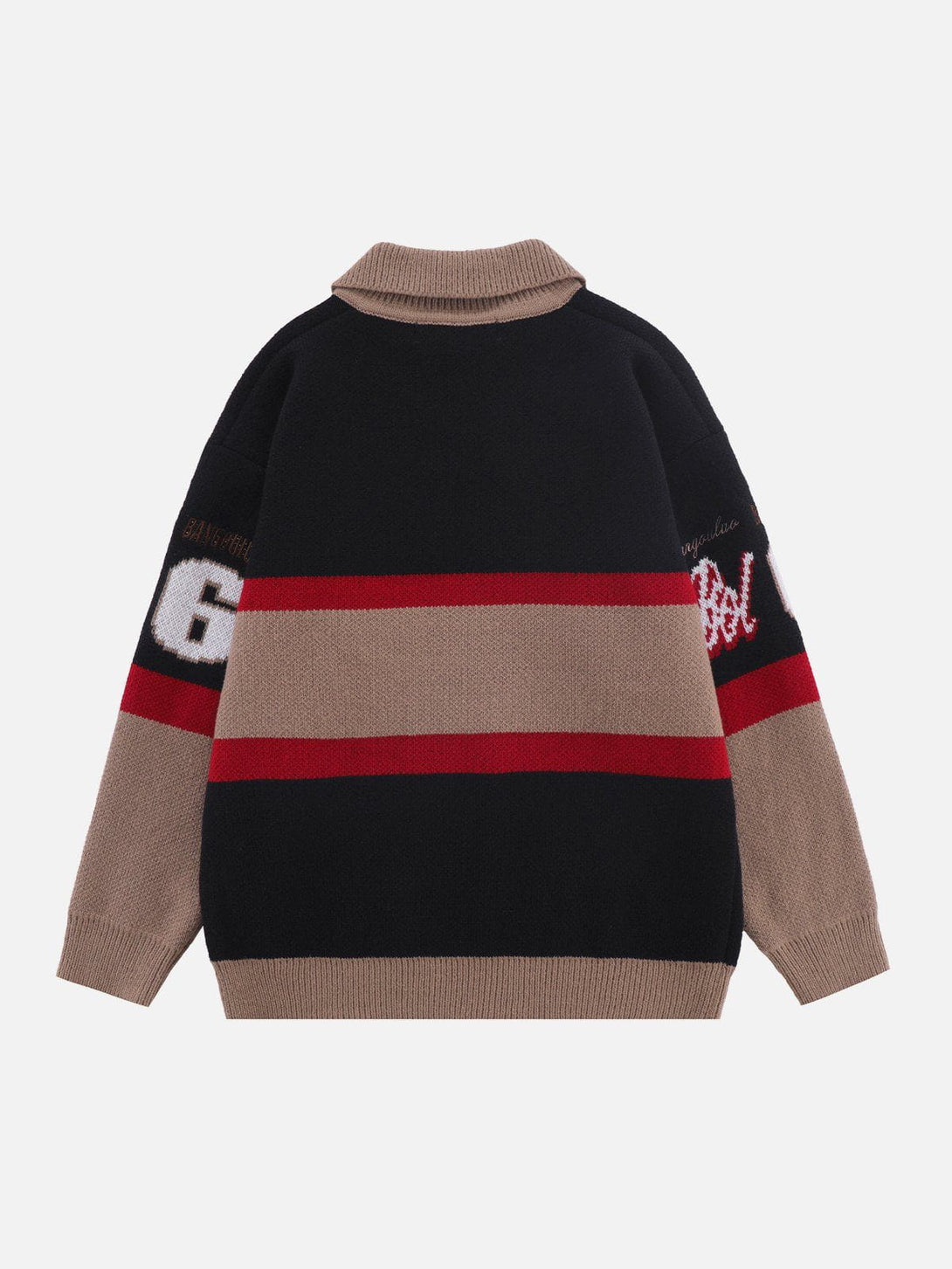 Ellesey - Colorblock Racing Polo Sweater-Streetwear Fashion - ellesey.com