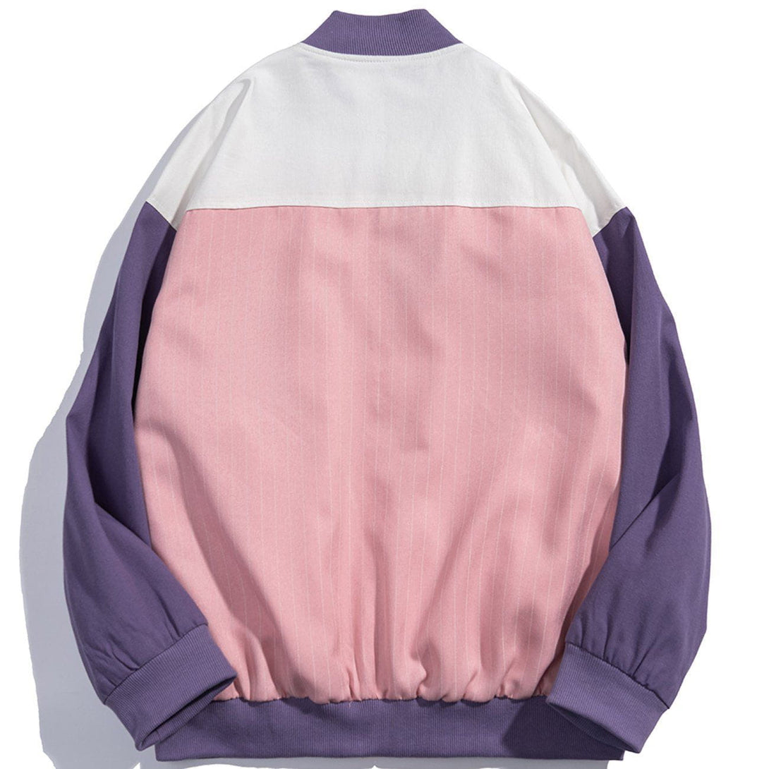 Ellesey - Colorblock Rubber Label Jacket- Streetwear Fashion - ellesey.com