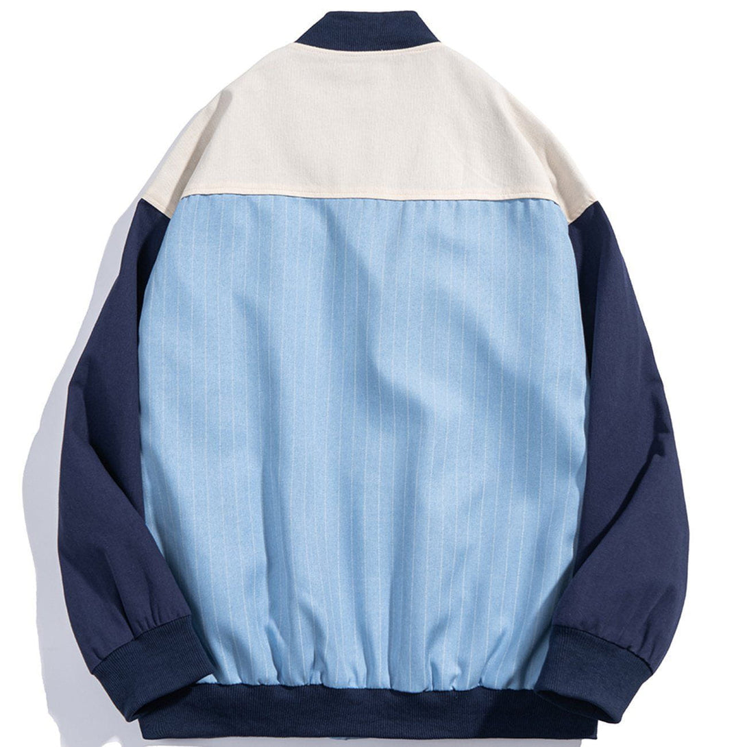 Ellesey - Colorblock Rubber Label Jacket- Streetwear Fashion - ellesey.com