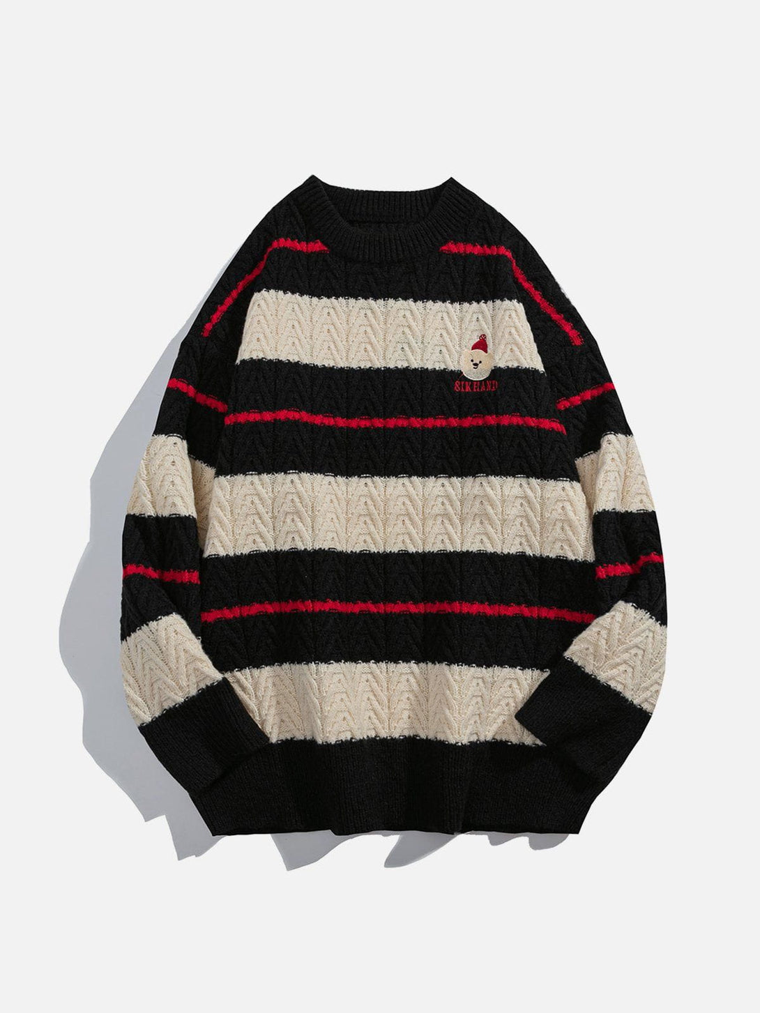 Ellesey - Colorblock Stripe Sweater-Streetwear Fashion - ellesey.com