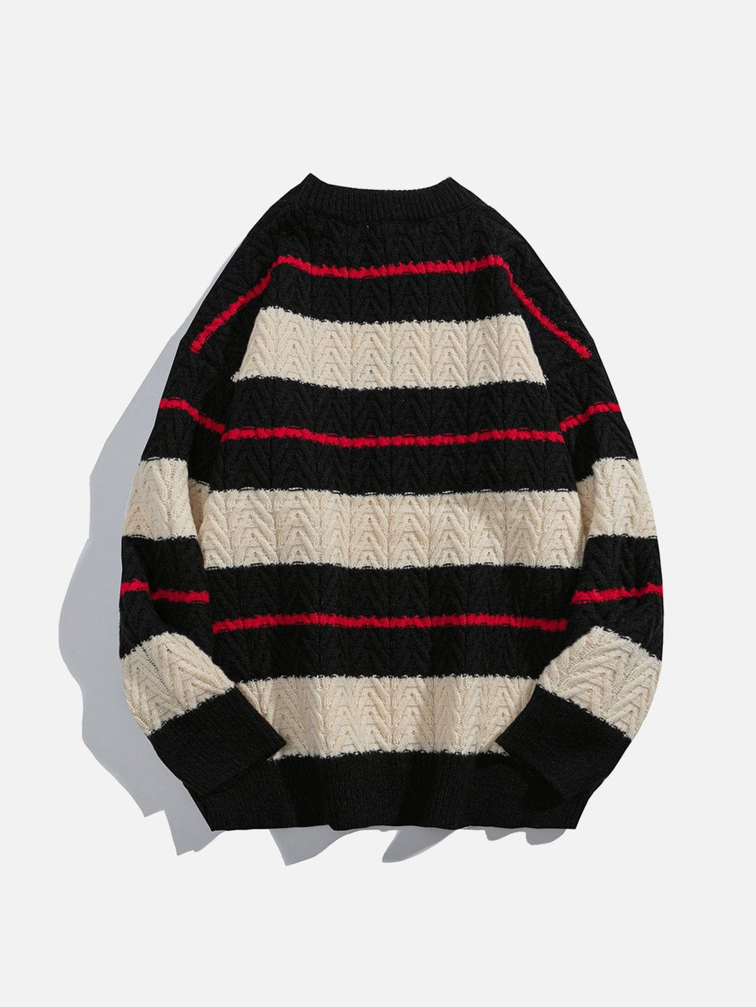 Ellesey - Colorblock Stripe Sweater-Streetwear Fashion - ellesey.com