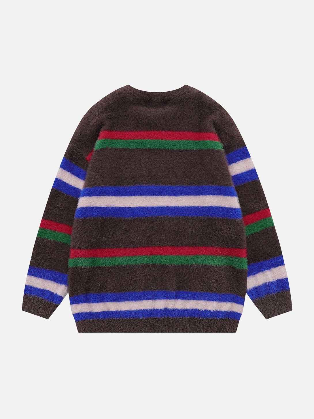 Ellesey - Colorful Striped Letter Sweater-Streetwear Fashion - ellesey.com